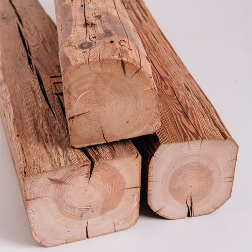 Handgehackte Altholzbalken - 14/16 - 16/18 cm